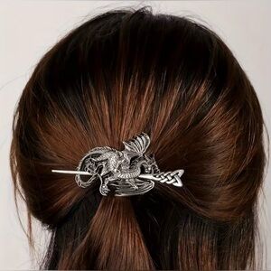 Dragon Hairpin Nordic Norwegian Style Hair Clip Decor Barrette Gorgeous New